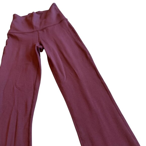 Lululemon Wunder Lounge Super High-Rise Tight 28" Red Merlot Leggings Size 2 - Picture 5 of 13